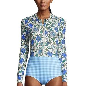 Lands' End Women Zip Front Long Sleeve
Tugless 1 Piece Sz 12